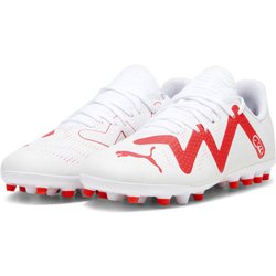 FUTURE PLAY MG Fußballschuhe Jugendliche PUMA White Fire Orchid Red