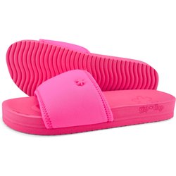 Damen flip*flop pool*neo flower Slides Neon Pink