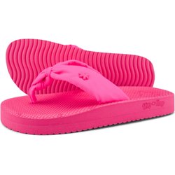 Damen flip*flop comfy*flower Zehentrenner Neopink
