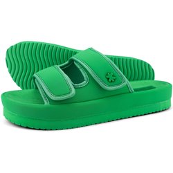 Damen flip*flop velcro*flower Slides Garten Grün