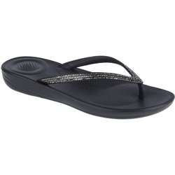 Flip-flops Fitflop Modell Iqushion Sparkle Farbe Schwarz