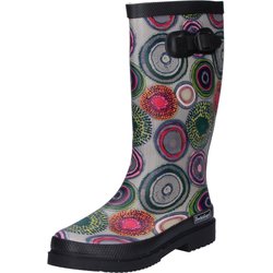 Bockstiegel Damen Regenstiefel Anja schwarz/multi Gr. 41