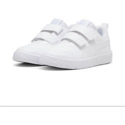 Courtflex V3 Sneakers Kinder PUMA White Silver Mist Gray