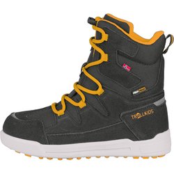 Kinder Stiefel FINNMARK Anthrazit/goldenes Gelb