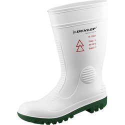 Dunlop Stiefel Acifort safety HV weiß Gr. 42