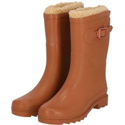 Gummistiefel Damen - Kunstfell - 100% Gummi - Gummistiefel mit Futter