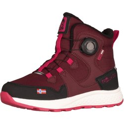 Kinder Winterschuhe Bergen Mid Cut Burgunderrot/Magenta