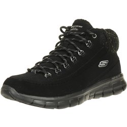 Skechers Sport Womens SYNERGY WINTER NIGHTS Stiefel Damen Schuhe Schwarz