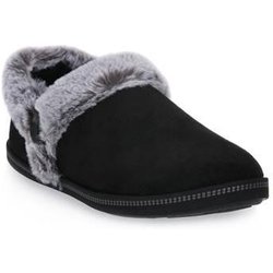 Skechers Damen Cozy Campfire - FRESH TOAST Hausschuhe Pantoffeln 167219 Schwarz