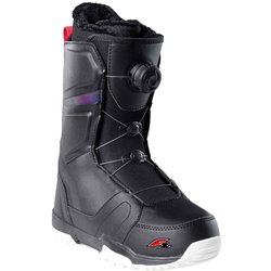 F2 Damen Snowboard Softboots Glam Atop Gr. 39 (MP 25,0) Schwarz