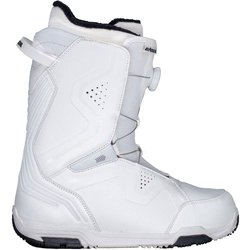 Snowboard Boots Strong White Atop Speed Lacing