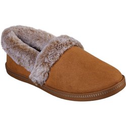 Skechers Damen Cozy Campfire - FRESH TOAST Hausschuhe Pantoffeln 167219 Braun