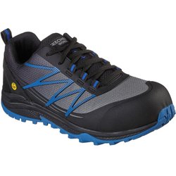 Skechers Arbeitsschuhe PUXAL Herren Schuhe Sneakers 200046EC Schwarz Blau