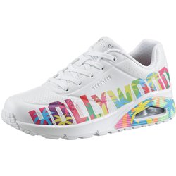 Skechers Damen Uno - ONE FOR STARS! Sneaker Hollywood 177995 WMLT Weiß/Bunt