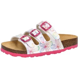 Pantolette Mädchen Schnallen LICO Bioline Flower Kids