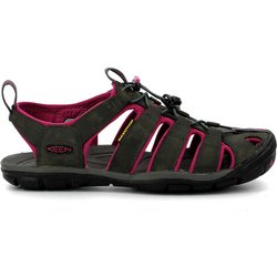Damen CLEARWATER CNX LEATHER W Sandale Mineralblau/Gelb