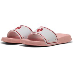 Popcat 20 Idylle Slides Damen PUMA White For All Time Red Pink Fruit