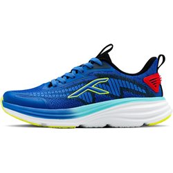 Laufschuhe | SOFT STRIDE | Unisex | Marineblau/Limette/Rot – Größe 45 EU