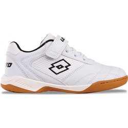 Lotto Schuhe WHIZZER K Kinder Low Top Sneaker 2600120K Weiss/Schwarz
