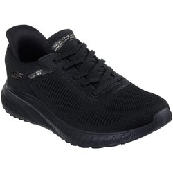Turnschuhe Skechers Bobs Squad Chaos - C, Schwarz, Damen