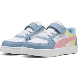 Caven 2.0 Block Sneakers Kinder PUMA White Pinkscape Cool Blue Pink