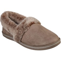 Skechers Damen Cozy Campfire - FRESH TOAST Hausschuhe Pantoffeln 167219 Grau
