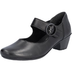 Rieker Damen Halbschuh Schuhe 41756-00 schwarz