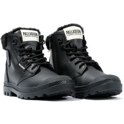 PALLADIUM Pampa Hi Snow Warm Damen Boots Stiefelette Leder 94380-008-M schwarz