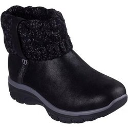 Botines Planos Mujer Skechers Slip-ins Relaxed Fit Negro
