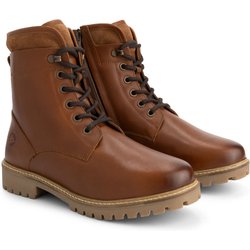 Langdets Herren - Schnürboots - Wolle gefüttert - Cognac