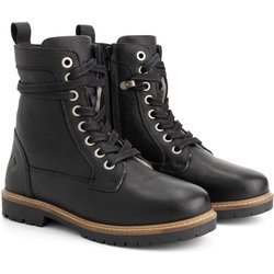 Kongsmark Damen - Schnürboots - Wolle gefüttert - Schwarz