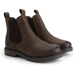Sivik Damen - Chelsea boots - Nubukleder - Dunkelbraun