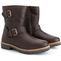 Skelde Herren - Biker boots - Wolle gefüttert - Dunkelbraun