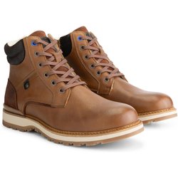 Sundby Herren - Schnürboots - Wolle gefüttert - Cognac