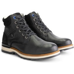 Sundby Herren - Schnürboots - Wolle gefüttert - Schwarz