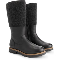 Skive Damen - Hohe Stiefel - Wolle/Filz - Schwarz