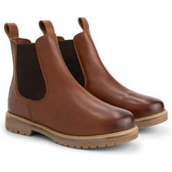 Ringsaker Damen - Chelsea boots - Wolle gefüttert - Cognac
