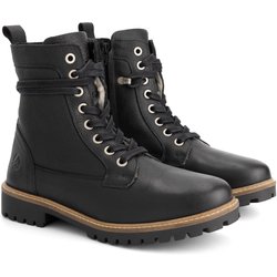 Trongsberg Herren - Schnürboots - Wolle gefüttert - Schwarz