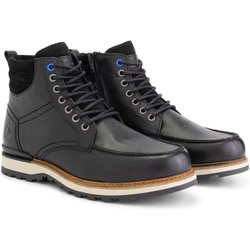 Levring Herren - Schnürboots - Wolle gefüttert - Schwarz