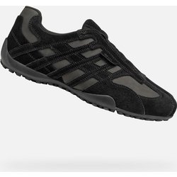 Geox U Snake Original A Herren Leder Sneaker Slip-On U56MNB 022EK C9999 schwarz