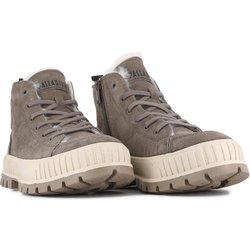 PALLADIUM Pallashock Zip Warm Unisex Boots Stiefelette Leder 74353-281-M grau