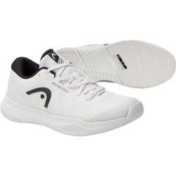 HEAD Hallenschuhe Sprint Pro 4.0 Carpet Junior Kinder-Tennisschuh, weiß/schwarz