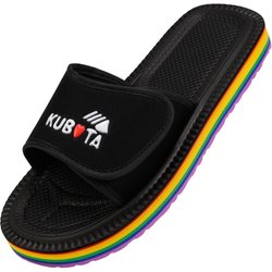 Kubota Pride Badelatschen mit Klettverschluss Damen Badeschlappen