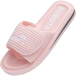 Kubota Cord Badelatschen mit Klettverschluss Damen Badeschlappen