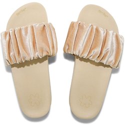 Damen Sandale pool*gentle velvet BRAUN