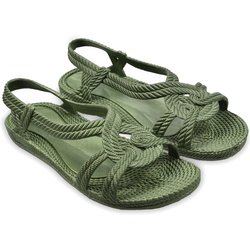 Damen BRAZILER Damen Flip-Flops in Military Grün