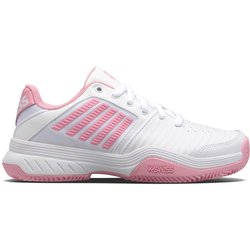 K-swiss Court Express Hb 96750959 Schuhe In Weiss Und Pink Für Damen