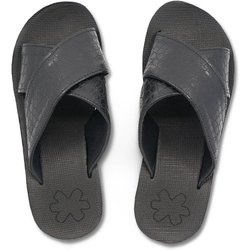 Damen Sandale wedge*cross croco Black