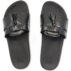 Damen Sandale pool*tassel Black