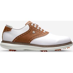 Herren Golfschuhe - Footjoy Traditions weiss/braun